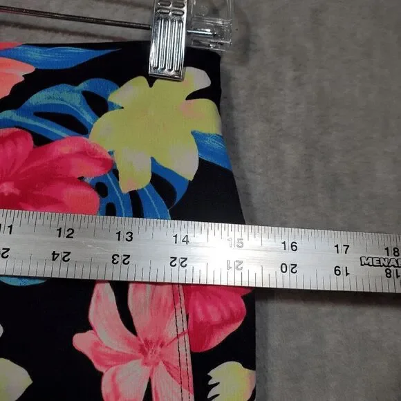 PINK Victoria's Secret Leggings Womens L Pink Floral Ultimate Stretch High Waist - Picture 3 of 10